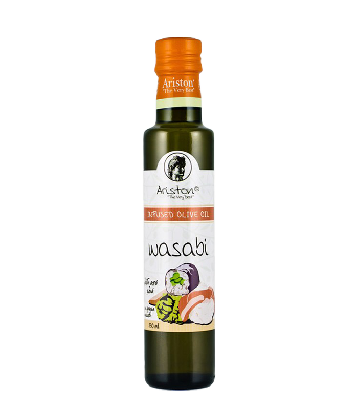 Extra Virgin olive oil Ariston infused with wasabi
