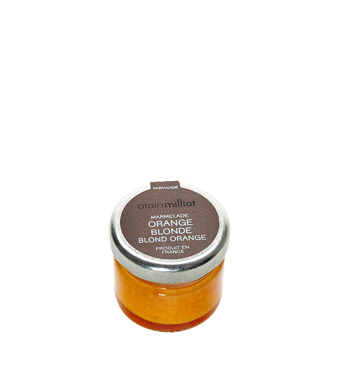 Blond orange marmalade 28 g. Alain Milliat