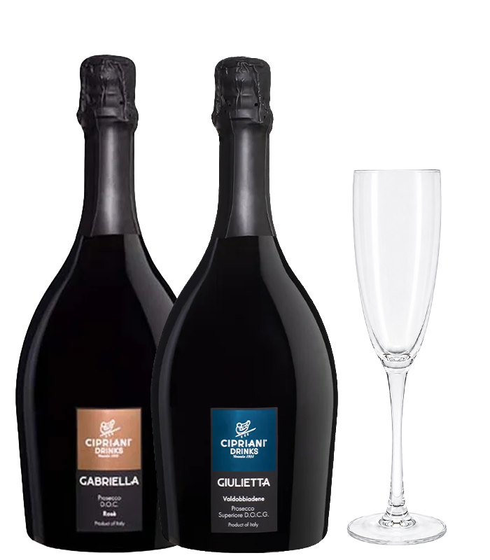 Cipriani Gabriela & Giulietta + glass
