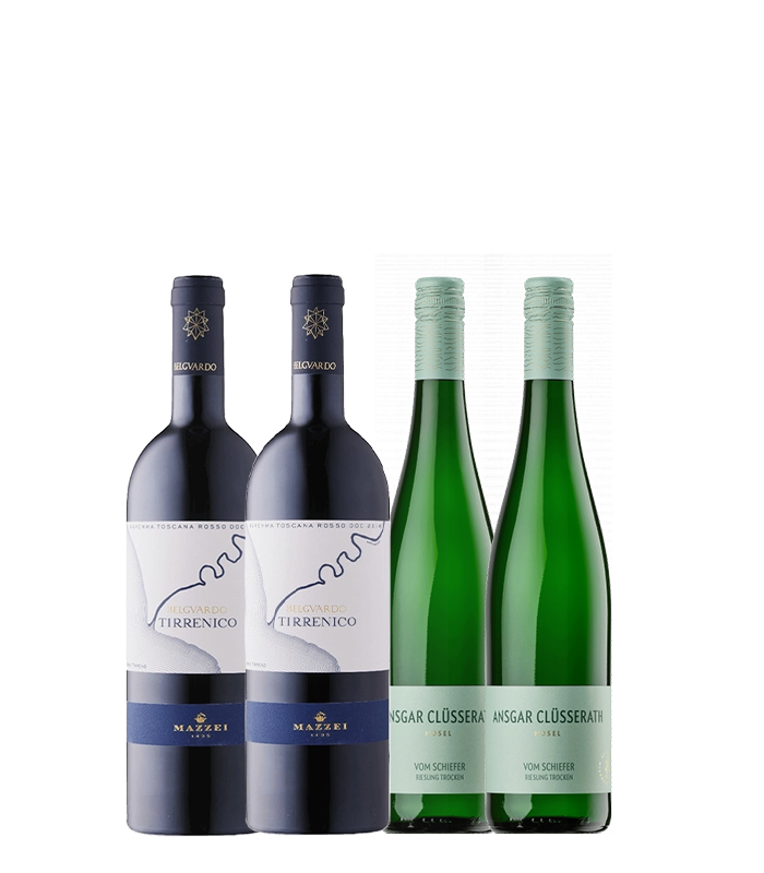 Package for connoisseurs: Taste of the vintage - two vertical tastings from Mosel and Tuscany