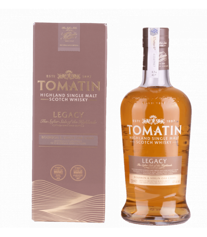 Уиски Томатин Легаси 0.7л.