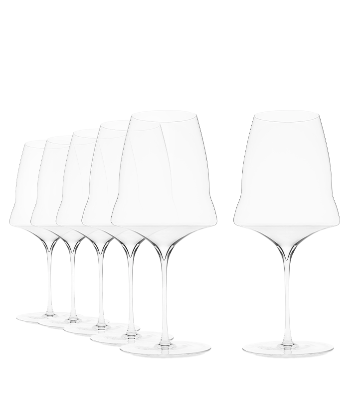 Josephine No 3 - Red Set of 6