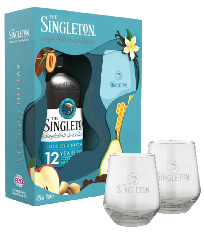 Singleton Of Dufftown 12 YO Box 700 ml. + 2 glasses