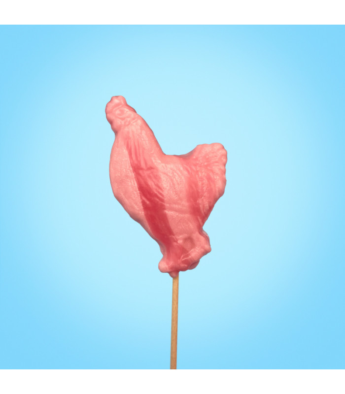 Lollipop in the shape of a rooster Le Bonbon