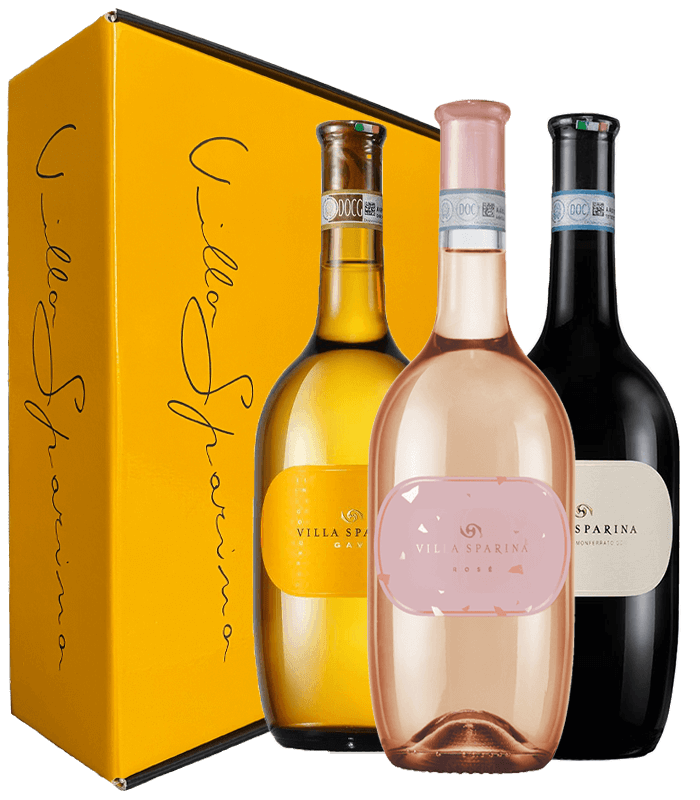 Три вина от Вила Спарина с луксозна подаръчна кутия