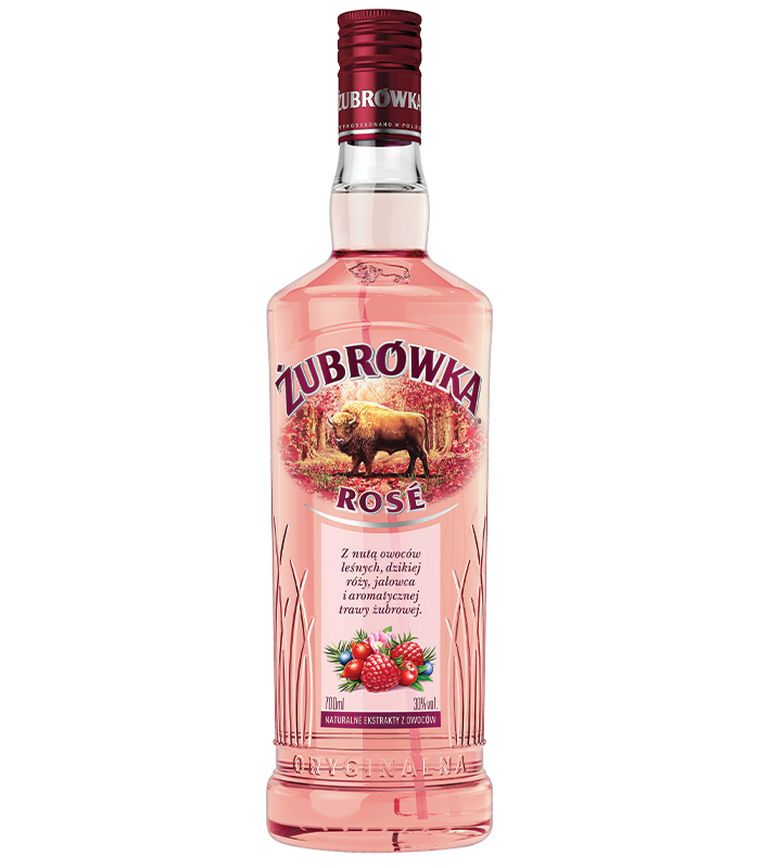Vodka Zubrowka Rose 0.7