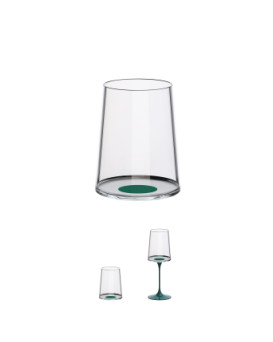 Чаша за бяло вино Trebonn Split Glass tumbler Зелена 2 бр.