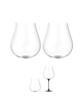 Glass Split Glass Collezione Origini Dolomiti Black 2 pcs