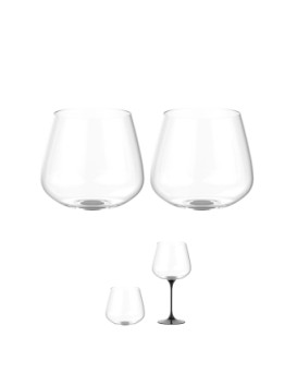 Glass Split Glass Collezione Origini Collio Black 2 pcs