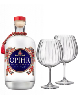 Джин Опир Ориент 42.5% +  2 бр. чаши Bohemia GIN