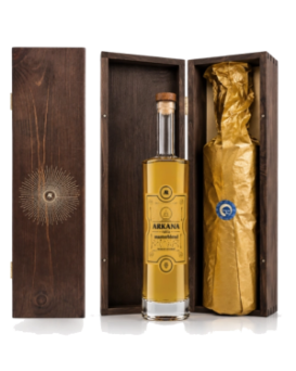 Rakia Arkana Master Blend 2 1.5l in a deluxe wooden box