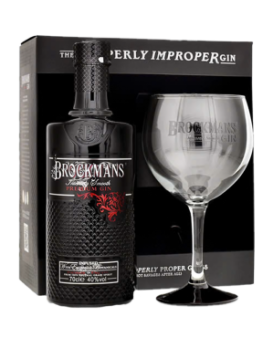 Brockmans Gin + glass