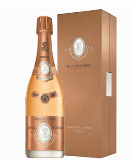 Шампанско Кристал розе Луи Рьодерер с кутия