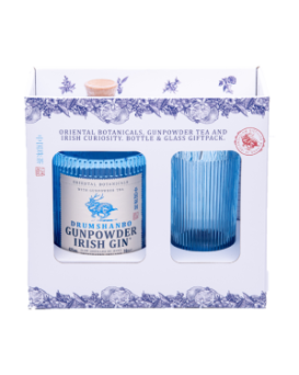 Drumshanbo Gunpowder Irish Gin Gift Pack with Glass