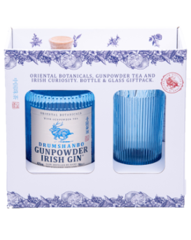 Drumshanbo Gunpowder Irish Gin Gift Pack with Glass