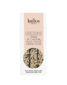 Kallios Grisini with carob, sesame