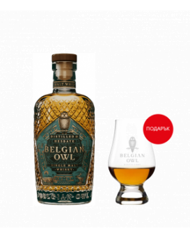 Belgian Owl IDENTITY Single Malt Whisky 0.7l + A Whisky Tasting Glass