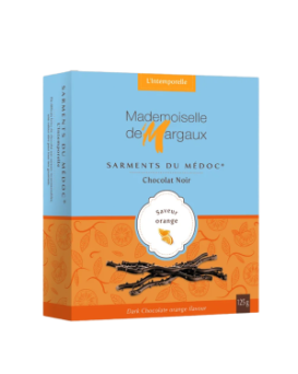 Mademoiselle de Margaux Шоколадови пръчици с черен шоколад и портокал