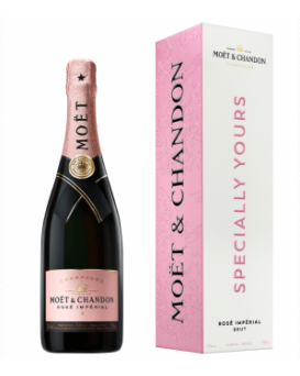 MOËT IMPÉRIAL ROSE  Brut Box With Inscription Specially Yours 0.75Л