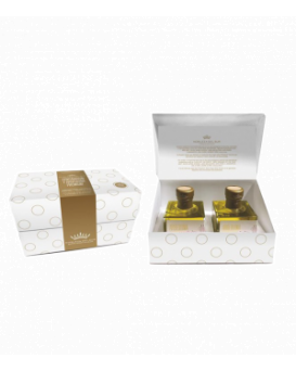 Маслинови масла Extra Virgin Nobleza del Sur Centenarium и Arbequina Premium - 2 бутилки по 100 мл в кокетен сет лукс