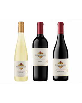 Pack Kendall-Jackson Riesling, Pinot Noir and Merlot