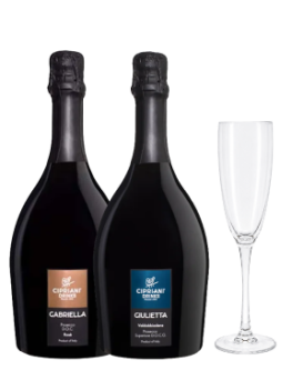 Cipriani Gabriela & Giulietta + glass