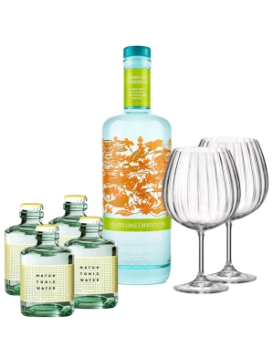Citrus Discovery - Gin, Tonic, and 2 Bohemia glasses