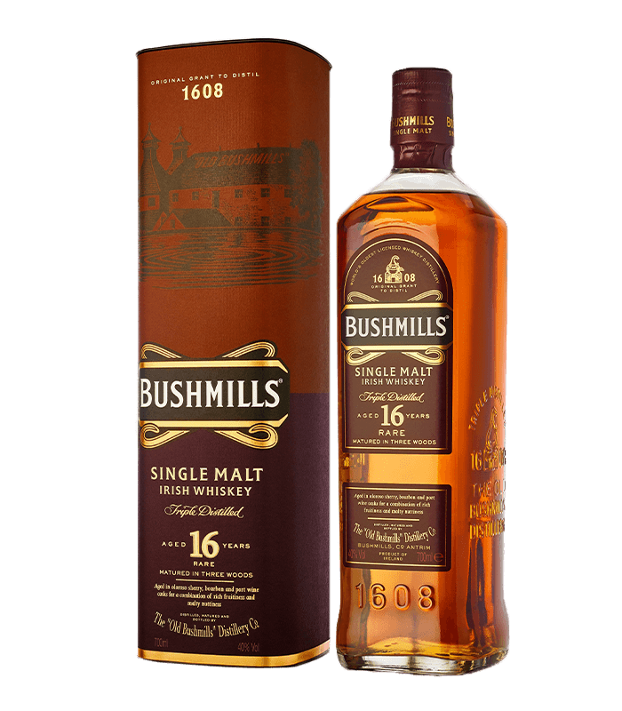 Bushmills 16 Year Old Single Malt Irish Whiskey 70cl - Seewines