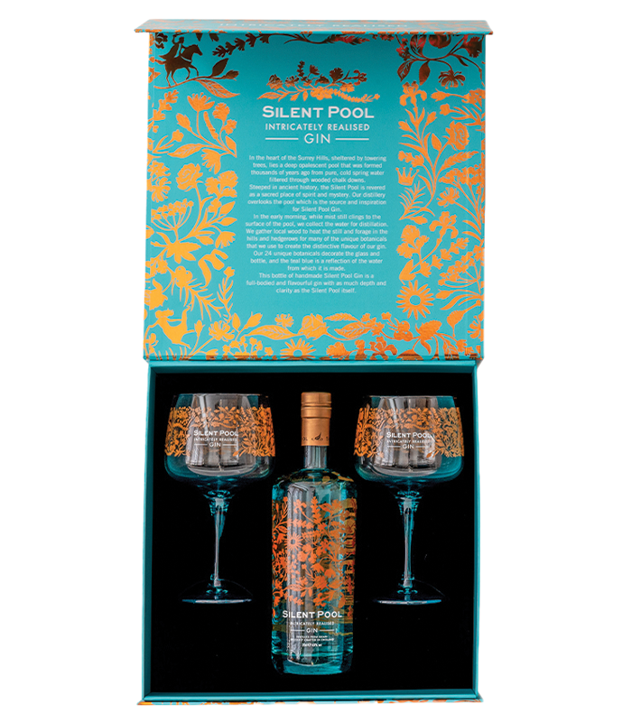 Gin Silent Pool 0.7 l + glasses - Seewines