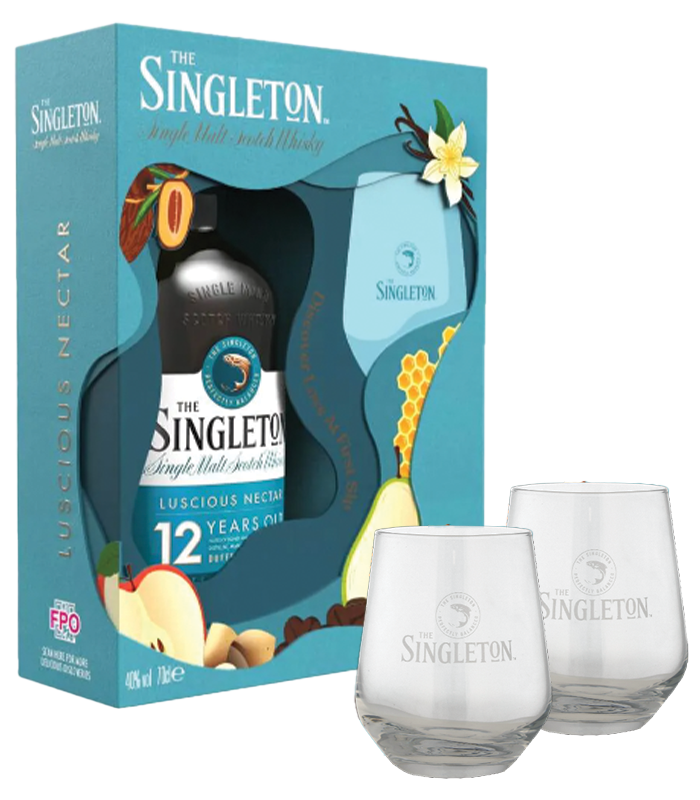 Singleton Of Dufftown 12 YO Box 700 ml. + 2 glasses - Seewines